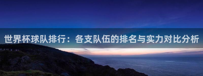 世界杯欧洲区预选赛:世界杯球队排行:各支队伍的排名与实力对比分析